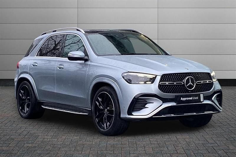 High tech silver Used 2023 Mercedes GLE400 AMG Line Premium Plus Estate | £58,995 (Fair price) - Image 1/4