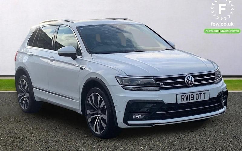 White Used 2019 VW Tiguan SEL SUV | £20,899 (Expensive) - Image 1/3