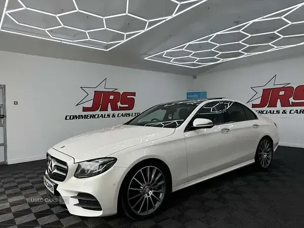 Used Mercedes E350 AMG Line Premium Plus 258 HP (189 kW) 2017 White Sedan