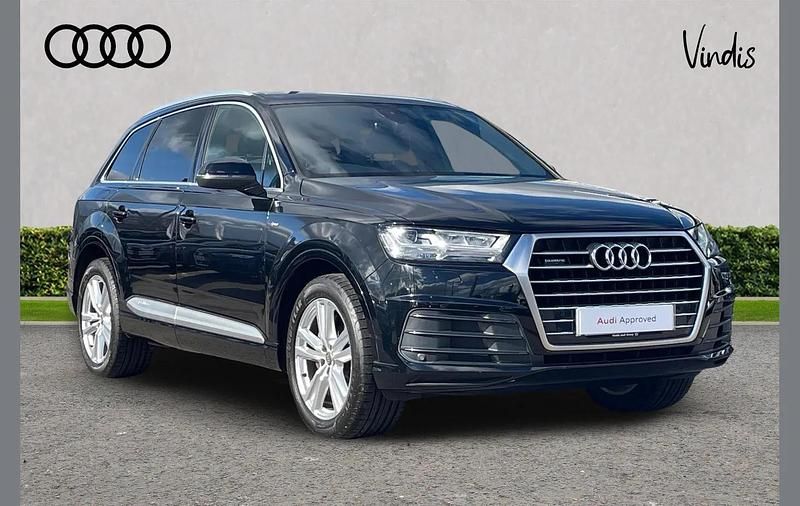 Used Audi Q7 S-Line 228 HP (167 kW) 2019 Black SUV
