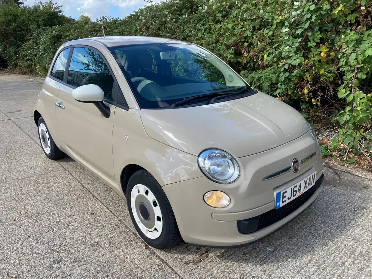 Used Fiat 500 69 HP (50 kW) 2014 Beige Hatchback