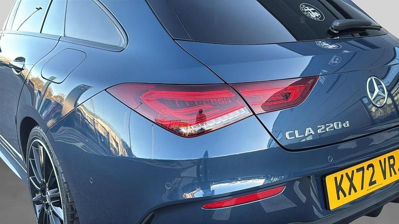 Used Mercedes CLA220 AMG line 187 HP (137 kW) 2023 Blue Sedan