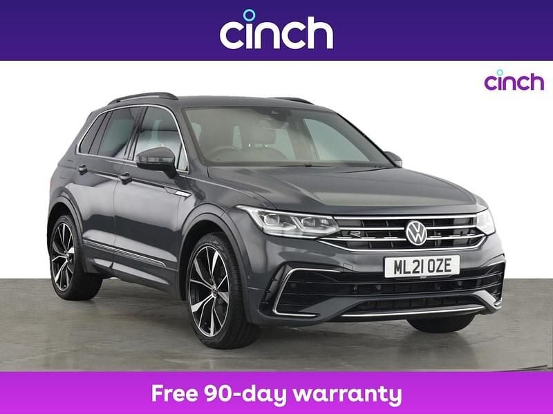 Grey Used 2021 VW Tiguan R-line SUV | £22,849 (Fair price) - Image 1/3