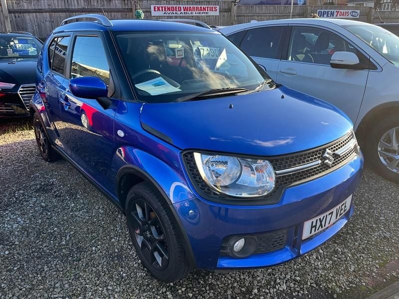 Used Suzuki Ignis SZ-T 2017 Blue Hatchback