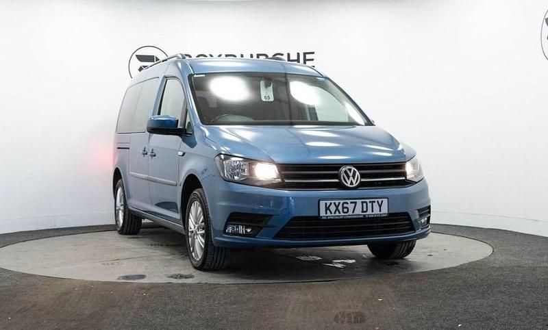 Blue Used 2018 VW Caddy Maxi Life Life MPV | £13,740 (Super price) - Image 1/4