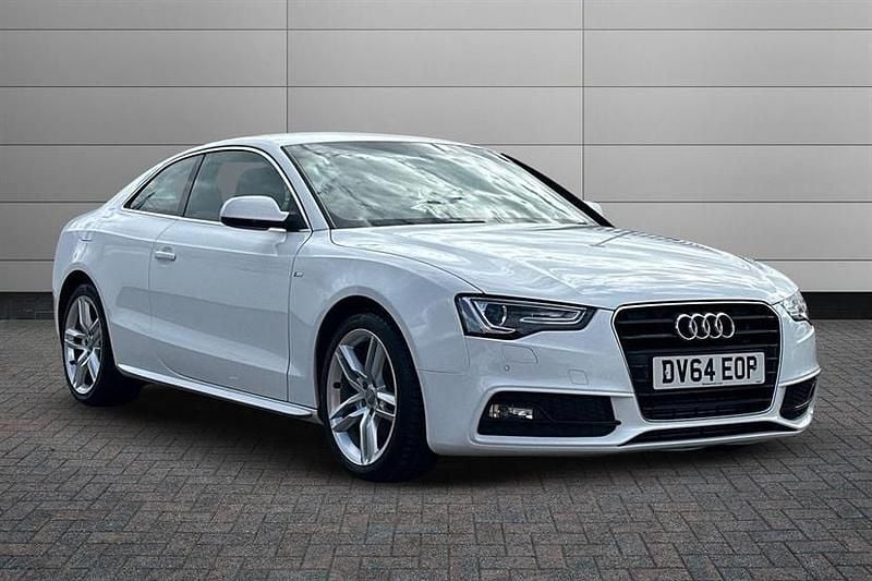 Ibis white Used 2014 Audi A5 S-Line Coupe | £8,495 (Good price) - Image 1/2