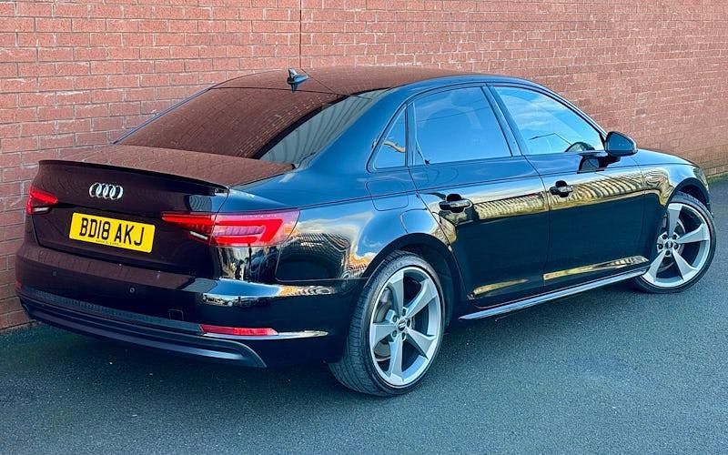 Used Audi A4 Black Edition 150 HP (110 kW) 2018 Black Sedan