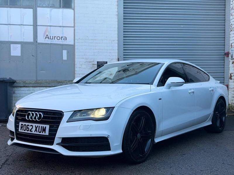 Used Audi A7 S-Line 2012 White Hatchback