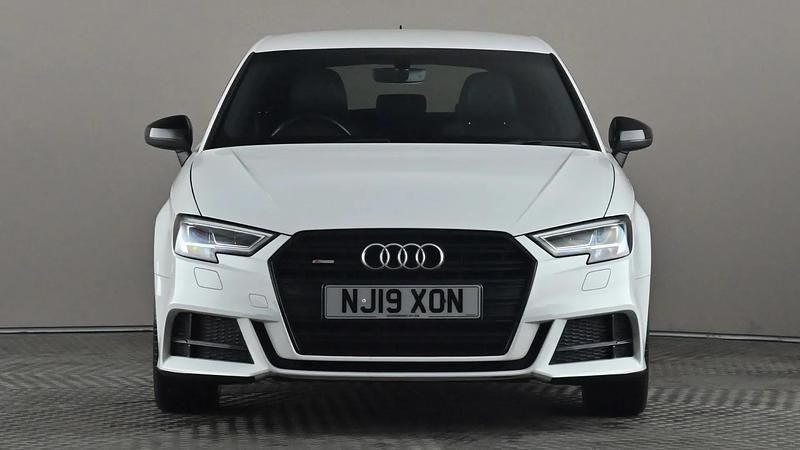 Used Audi A3 Black Edition 150 HP (110 kW) 2019 White Sedan
