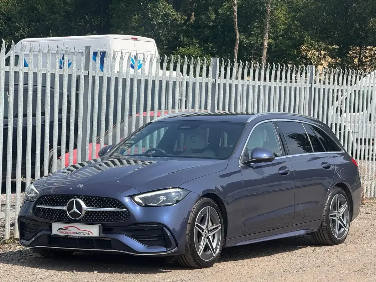 Used Mercedes C200 AMG line 2024 Blue Estate