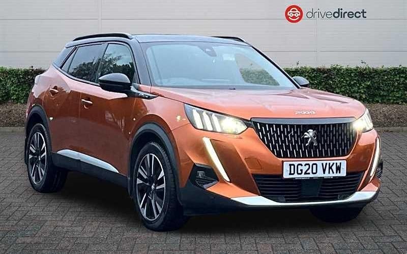 Orange Used 2020 Peugeot 2008 GT-line SUV | £12,390 (Fair price) - Image 1/4