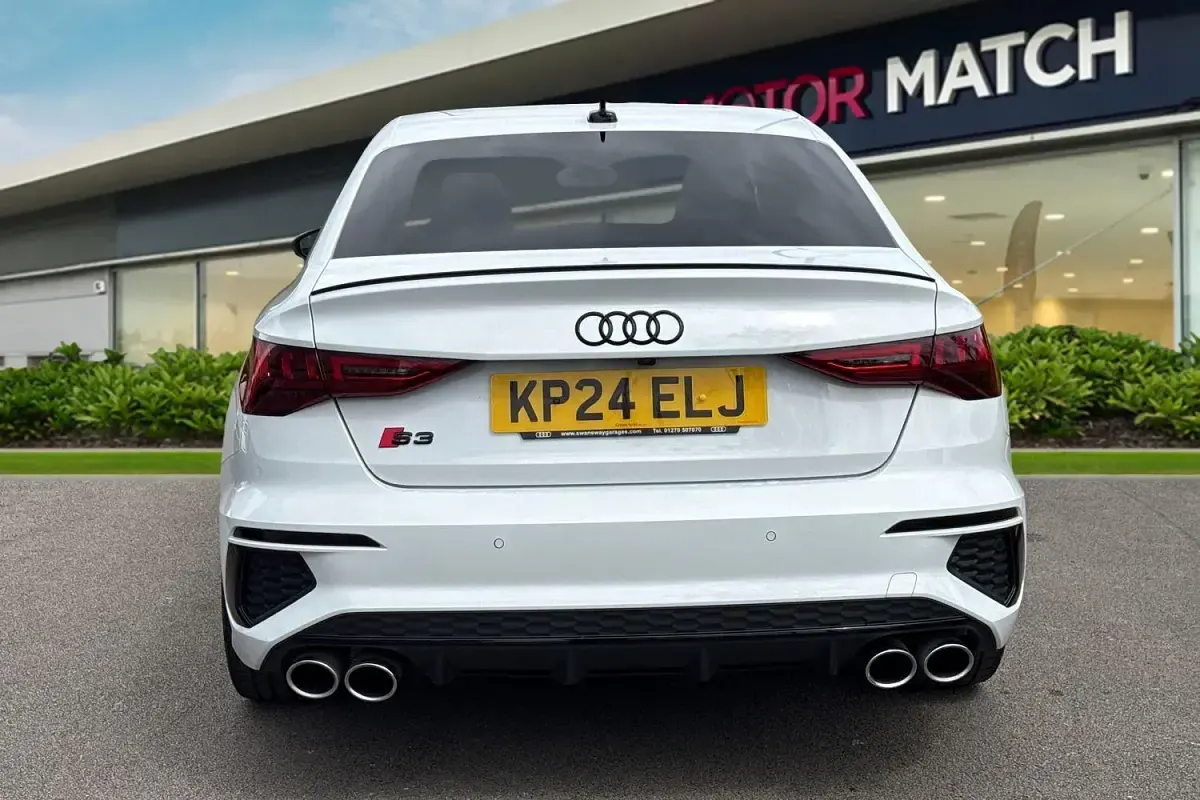 Used Audi S3 Black Edition 2024 White Sedan