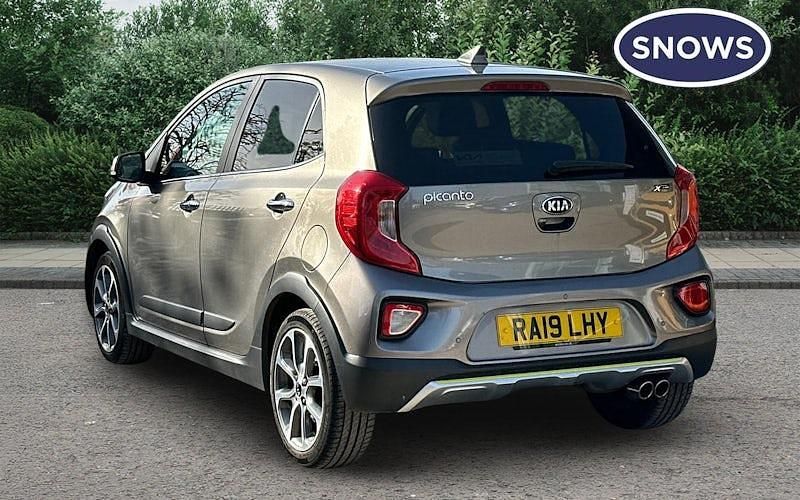 Begagnad Kia Picanto X-Line 84 HK (61 kW) 2019 Silver Halvkombi