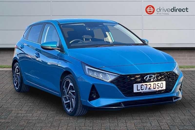 Used Hyundai i20 Premium 100 HP (73 kW) 2022 Turquoise Hatchback