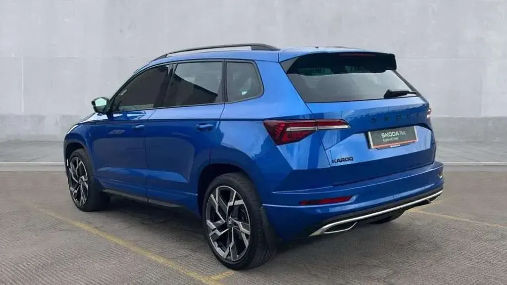 Used Skoda Karoq SportLine 190 HP (139 kW) 2025 Race blue SUV