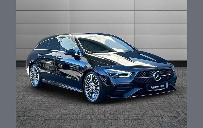 Black Used 2024 Mercedes CLA180 AMG Line Premium Sedan | £26,995 (Fair price) - Image 1/4
