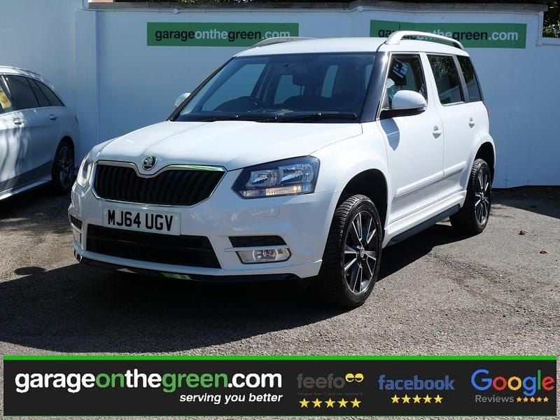 Moon white metallic Used 2014 Skoda Yeti SUV | £9,695 (Fair price) - Image 1/4