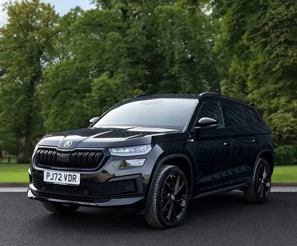 Used Skoda Kodiaq SportLine 150 HP (110 kW) 2022 Black SUV