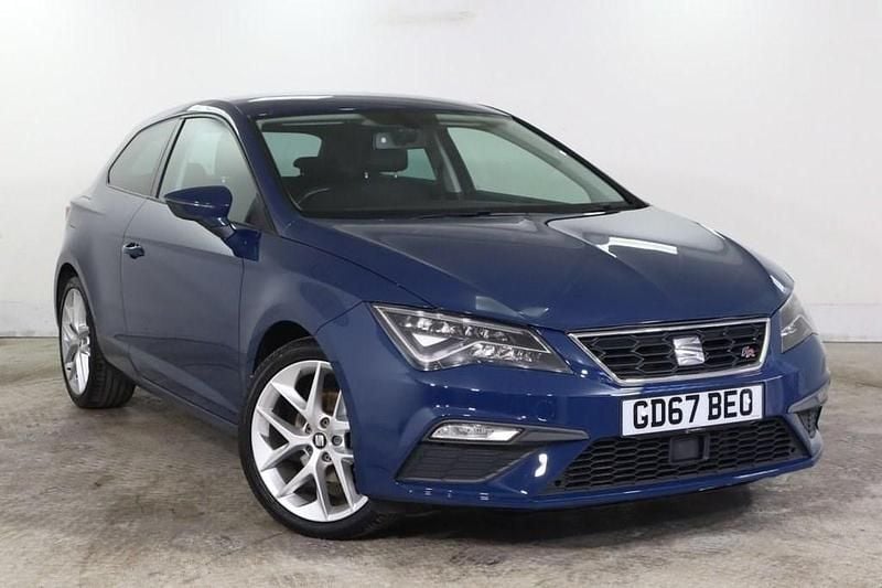 Blue Used 2018 Seat Leon FR Coupe | £10,275 (Fair price) - Image 1/4