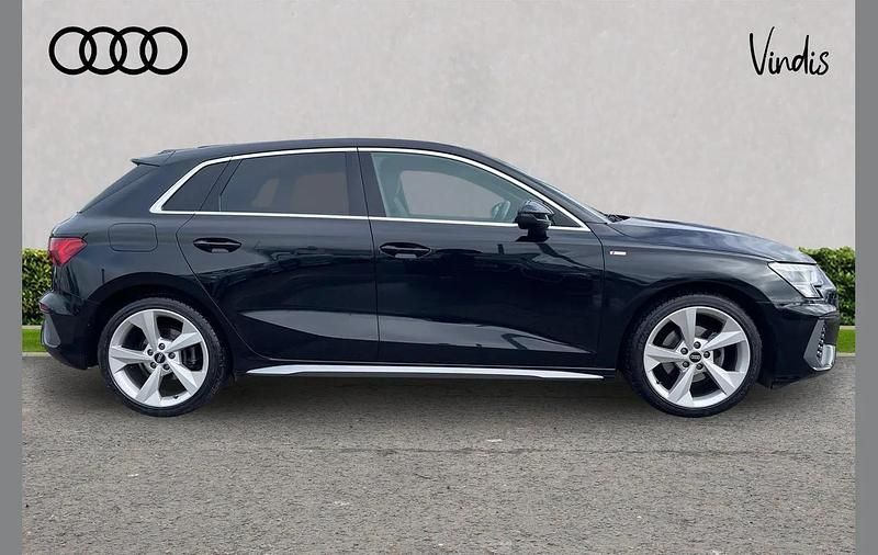 Used Audi A3 S-Line 147 HP (108 kW) 2023 Black Sedan