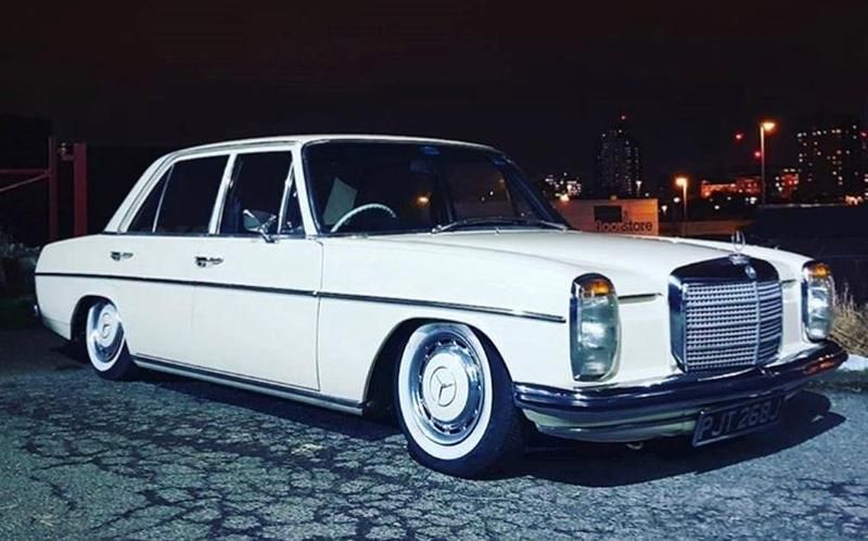 Used Mercedes 220 1973 White Sedan