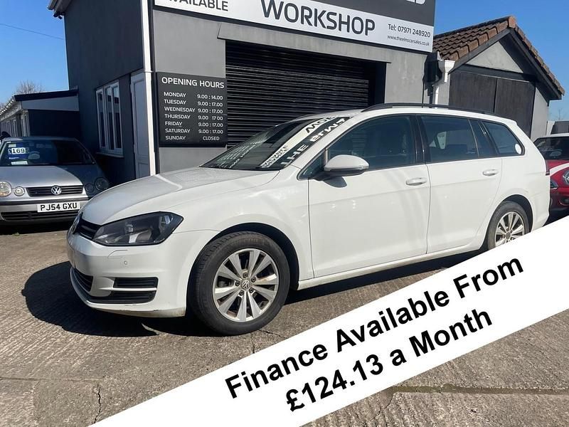 White Used 2014 VW Golf VII SE Estate | £3,995 (Expensive) - Image 1/4
