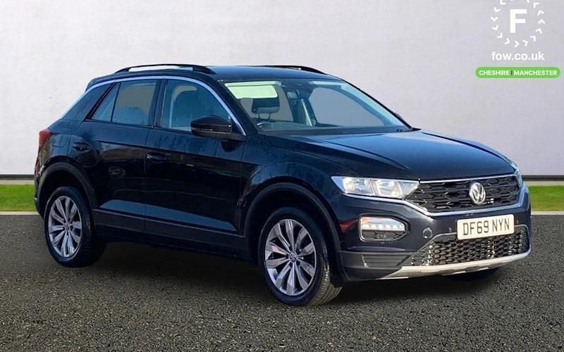 Black Used 2020 VW T-Roc SE SUV | £14,099 (Fair price) - Image 1/3