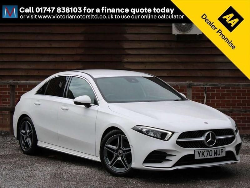 White Used 2020 Mercedes A180 AMG line Sedan | £15,995 (Fair price) - Image 1/4