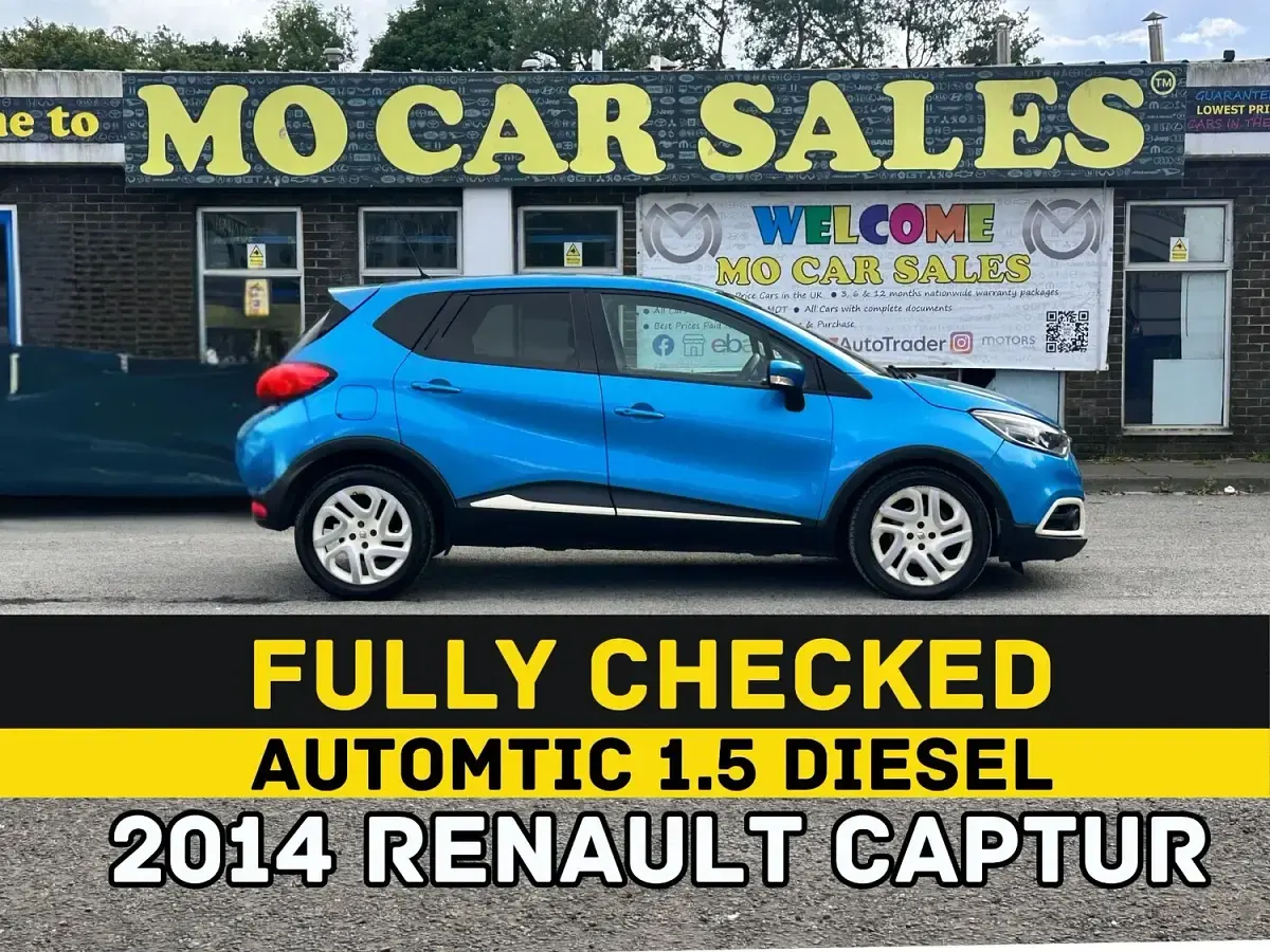Used Renault Captur Dynamique 90 HP (66 kW) 2014 Blue SUV