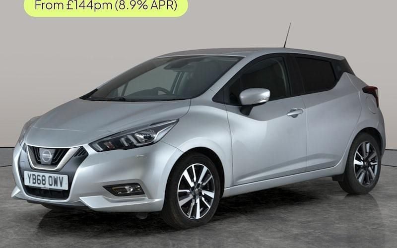 Used Nissan Micra Acenta 90 HP (66 kW) 2018 Silver Hatchback