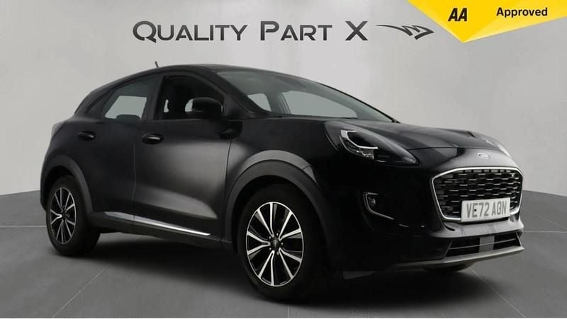 Black Used 2022 Ford Puma Titanium Hatchback | £12,999 (Good price) - Image 1/4