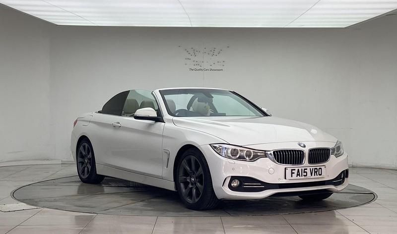 Begagnad BMW 420 Luxury Line 2015 Vit Cab