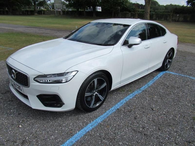 White Used 2019 Volvo S90 R-Design Sedan | £15,495 (Fair price) - Image 1/4