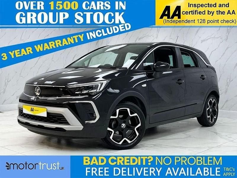 Used Vauxhall Crossland Elite 83 HP (61 kW) 2021 Black SUV