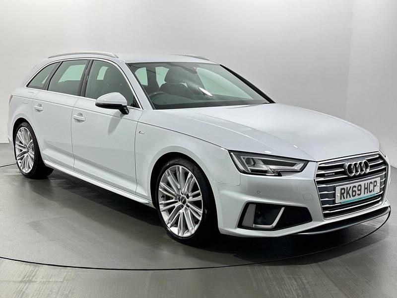Used Audi A4 S-Line 245 HP (180 kW) 2019 White Estate