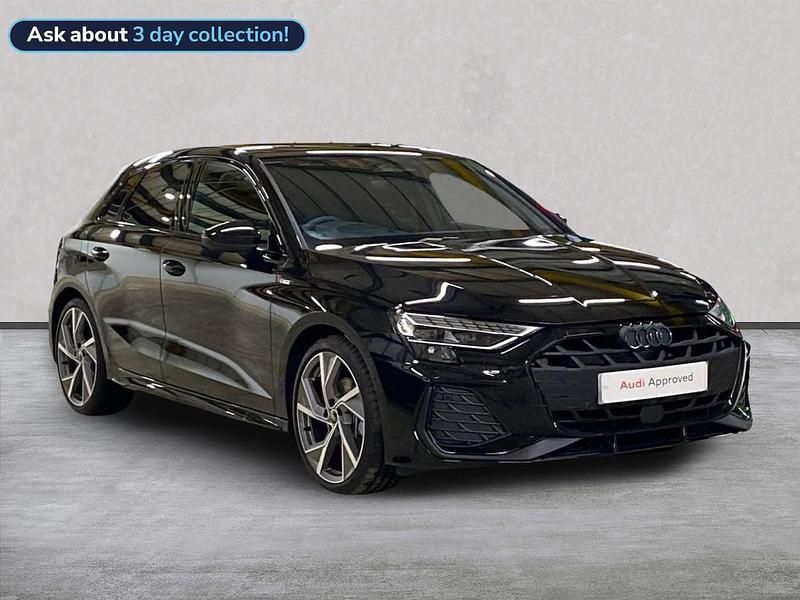 Used Audi A3 Black Edition 150 HP (110 kW) 2025 Black Hatchback