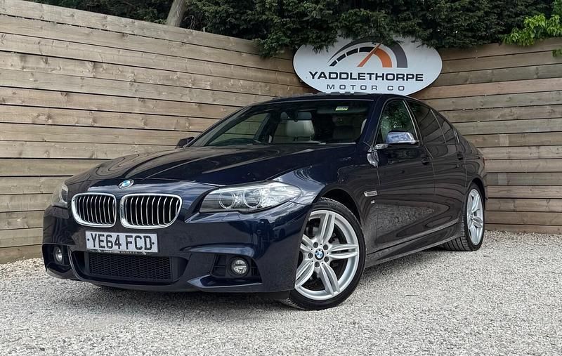 Blue Used 2014 BMW 520 M Sport Sedan | £9,995 (Fair price) - Image 1/4