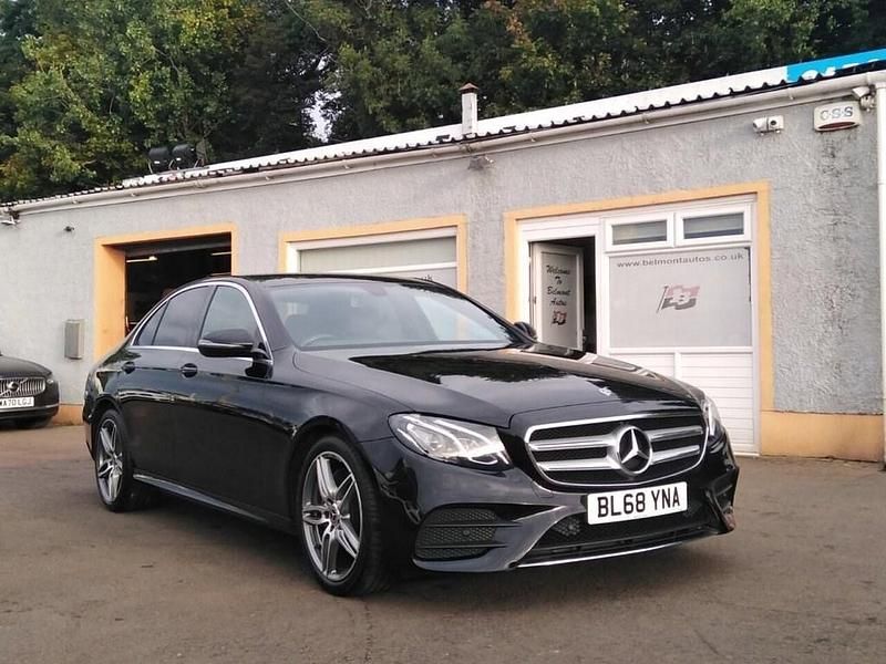Used Mercedes E200 AMG line 184 HP (135 kW) 2018 Black Sedan