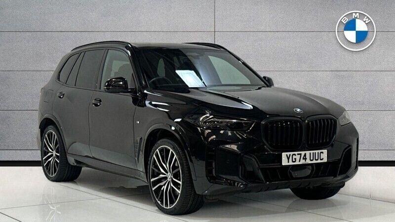 Black Used 2024 BMW X5 M Sport SUV | £68,950 - Image 1/4