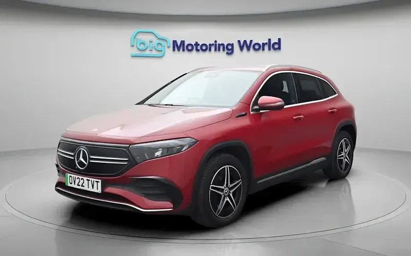 Used Mercedes EQA350 AMG line 214 kW (292 HP) 2022 Red SUV