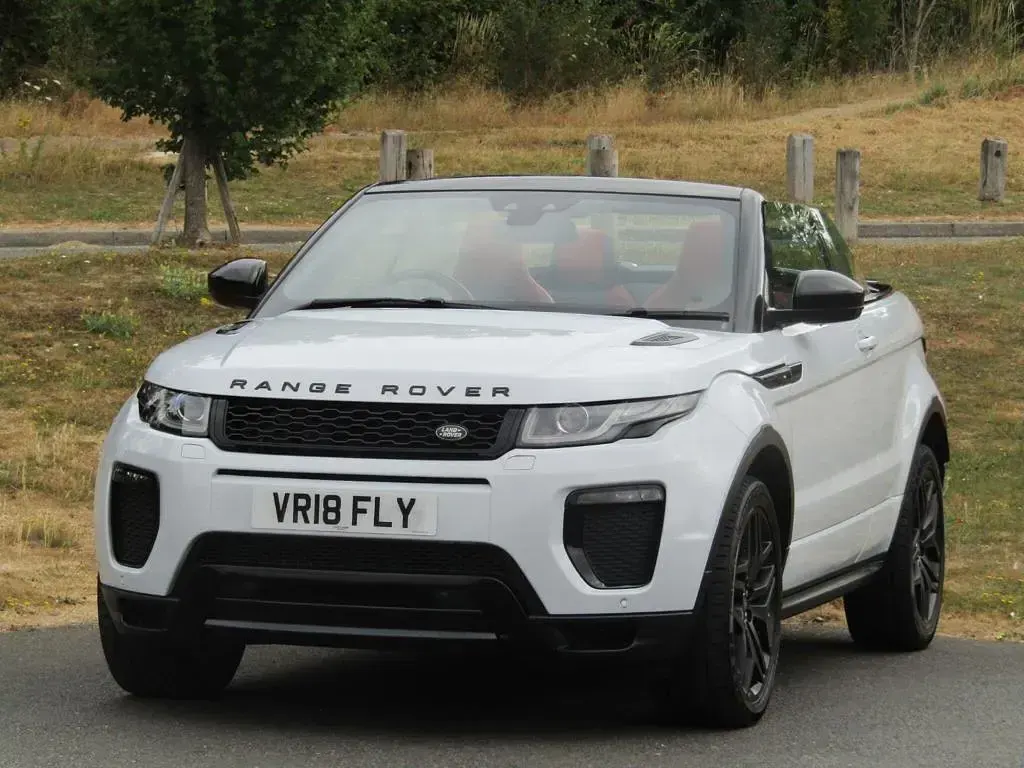 Used Land Rover Range Rover evoque HSE Dynamic 2018 White Cabriolet