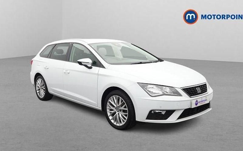 Used Seat Leon SE Dynamic 116 HP (85 kW) 2019 White Estate
