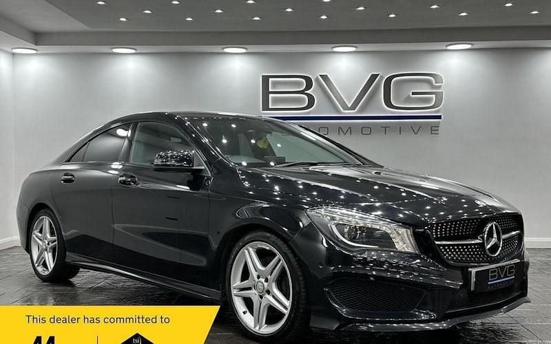 Black Used 2014 Mercedes CLA220 AMG Sedan | £9,994 (Fair price) - Image 1/2