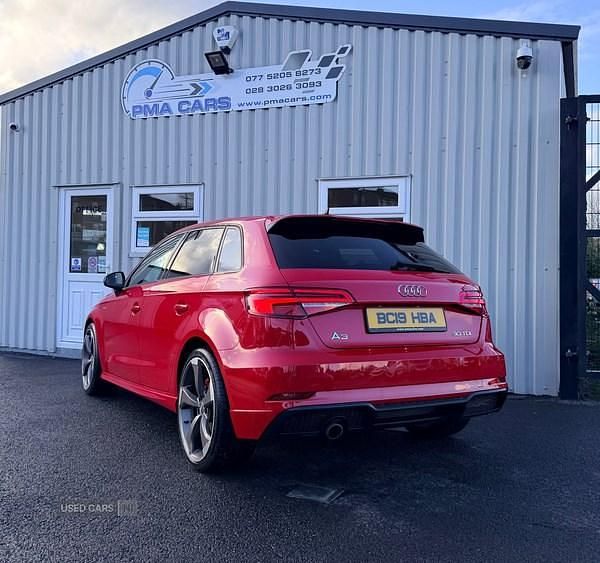 Used Audi A3 Black Edition 116 HP (85 kW) 2019 Red Hatchback