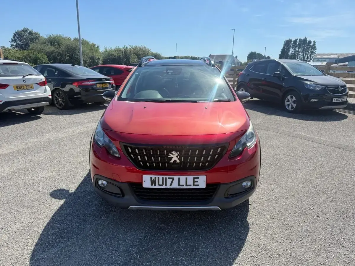 Used Peugeot 2008 GT-line 130 HP (95 kW) 2017 Red SUV