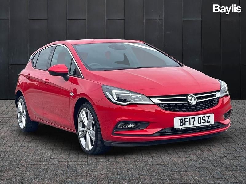 Red Used 2017 Vauxhall Astra SRi Hatchback | £9,595 (Fair price) - Image 1/3