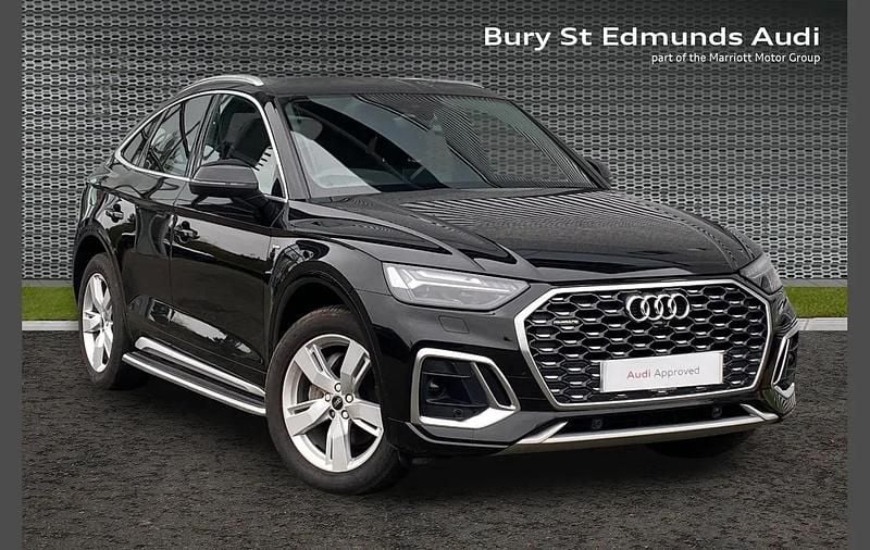 Used Audi Q5 Sportback S-Line 200 HP (147 kW) 2021 Black SUV