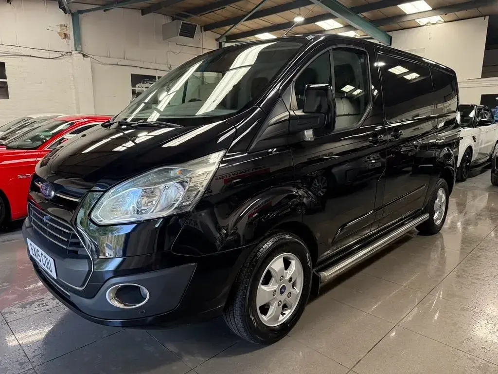 Used Ford Transit Custom Limited 123 HP (90 kW) 2015 Black Van