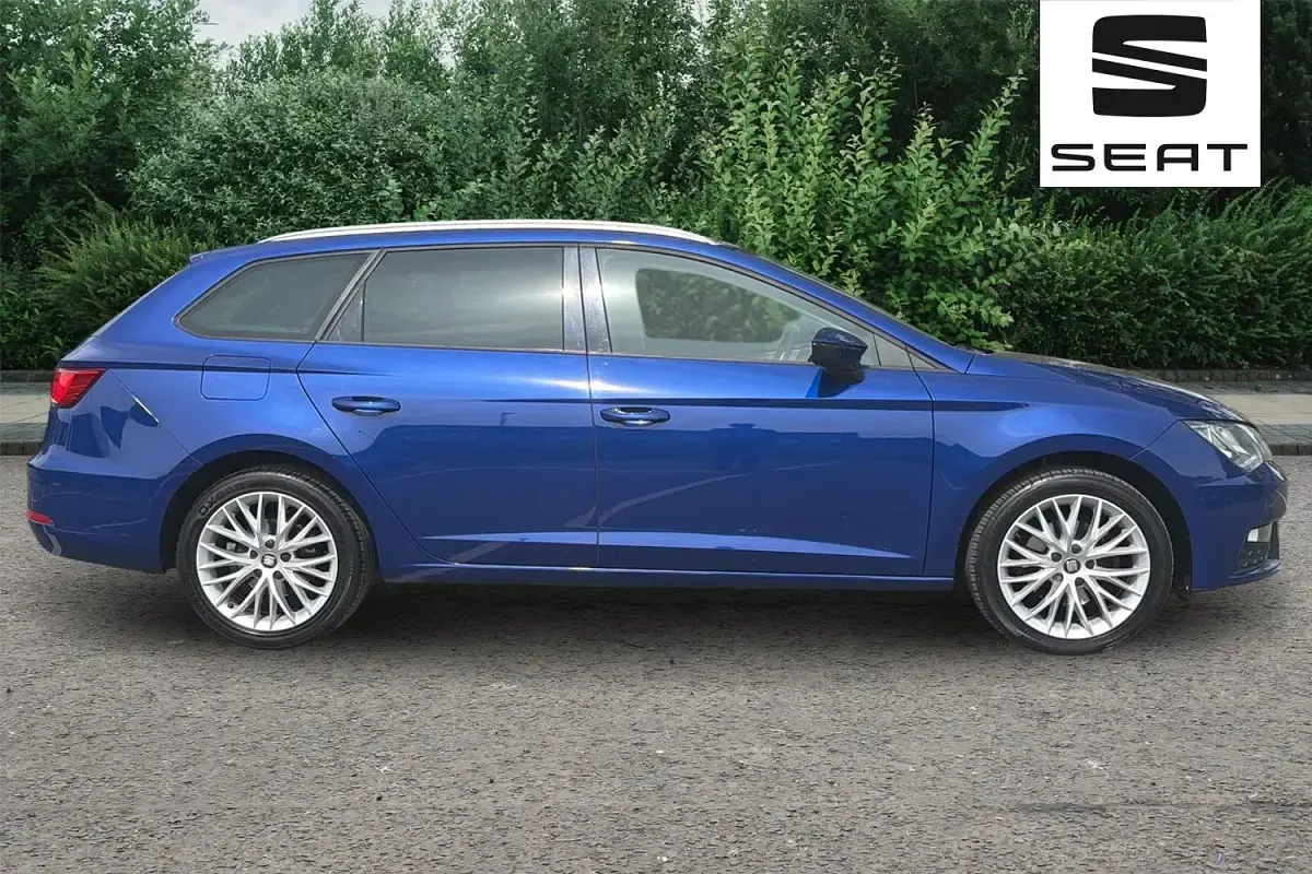 Begagnad Seat Leon SE Dynamic 130 HK (95 kW) 2019 Blå
