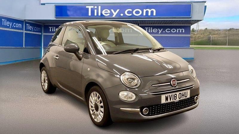 Used Fiat 500 Lounge 69 HP (50 kW) 2018 Grey Hatchback